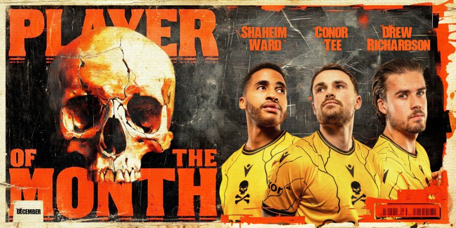 Real Bedford Player of the Month Nominees – December 2025