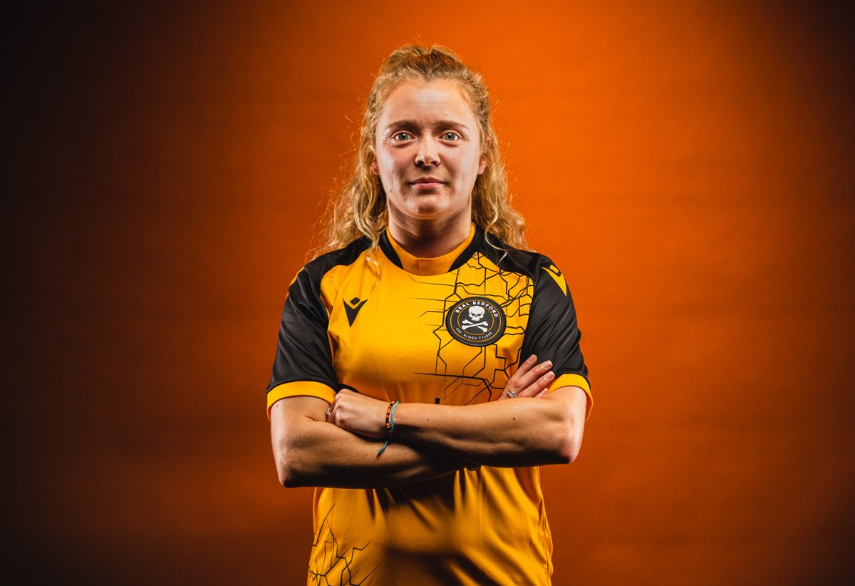 Tash Fensome, Real Bedford Ladies’ top scorer, has bagged 20 goals in just 15 games