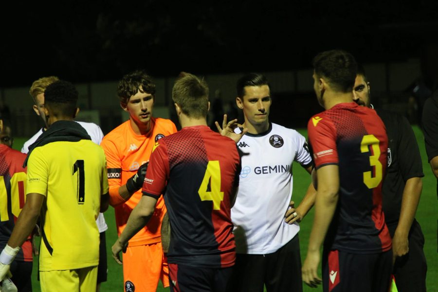 Real Bedford clinched a 5-1 victory over Biggleswade United