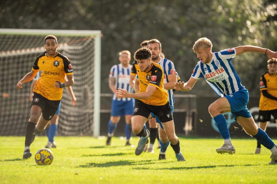 Real Bedford Held to 1-1 Draw in Rain-Soaked Battle Against Ware
