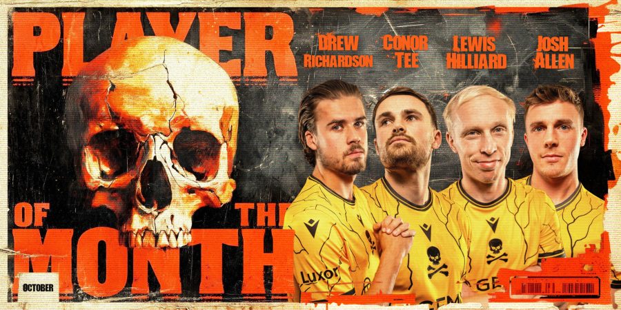 Real Bedford Player of the Month Nominees – October 2025
