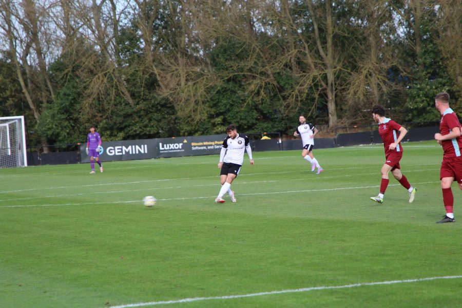 Real Bedford put four past Crawley Green to close the gap at the top of the league